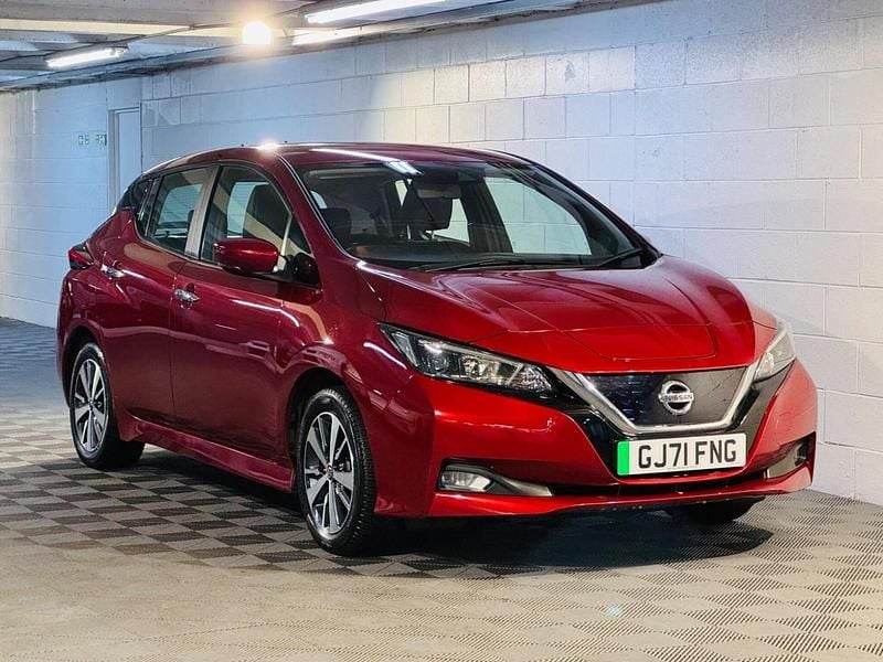Red Used 2021 Nissan Leaf Acenta Hatchback | £4,989 (Super price) - Image 1/4