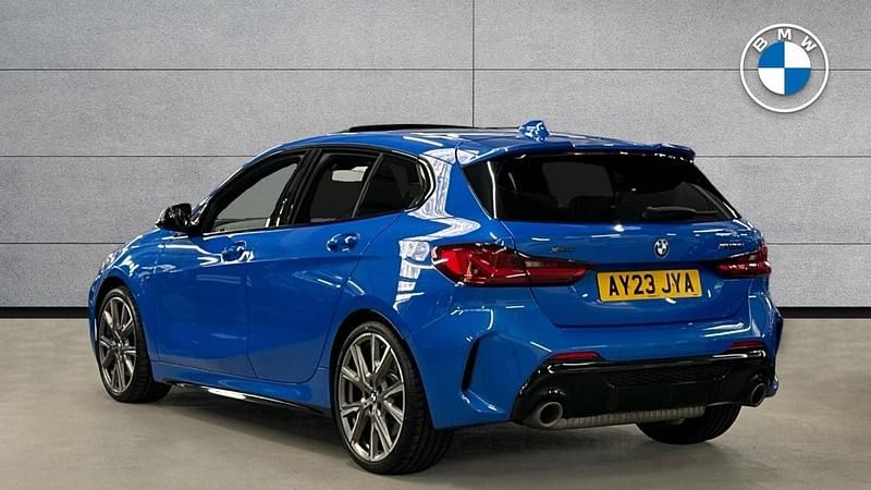 Used BMW M135 Shadowline 302 HP (222 kW) 2023 Blue Hatchback