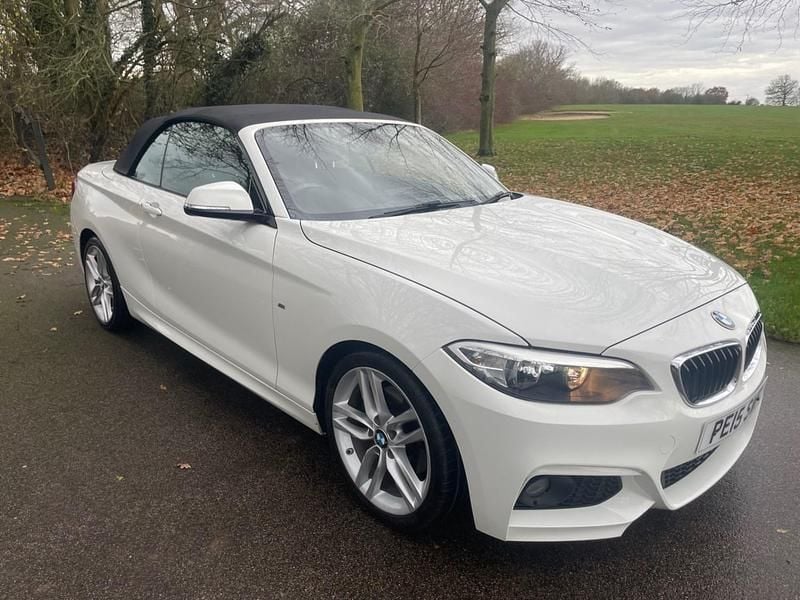 Used BMW 220 M Sport 2015 White Cabriolet
