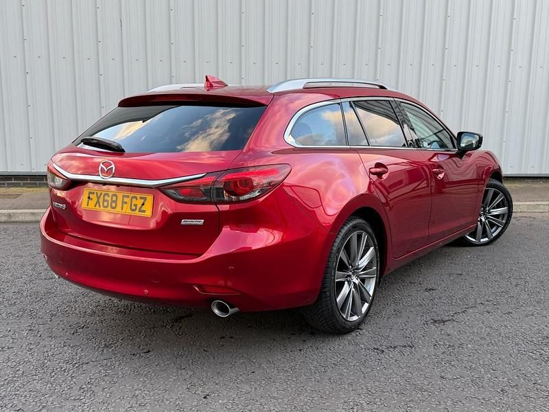 Begagnad Mazda 6 Inclusive 184 HK (135 kW) 2018 Röd Kombi