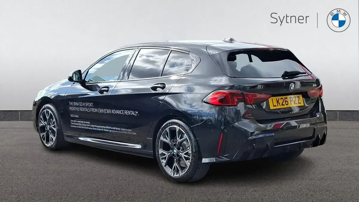 New BMW 120 M Sport 168 HP (123 kW) 2026 Black Hatchback