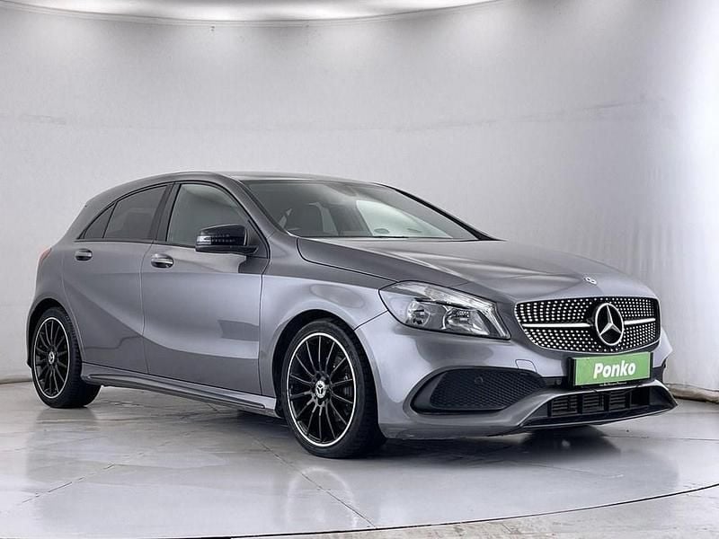 Grey Used 2017 Mercedes A160 AMG line Hatchback | £12,680 (Fair price) - Image 1/3