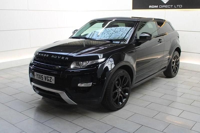 Used Land Rover Range Rover evoque Dynamic 150 HP (110 kW) 2015 Black Coupe