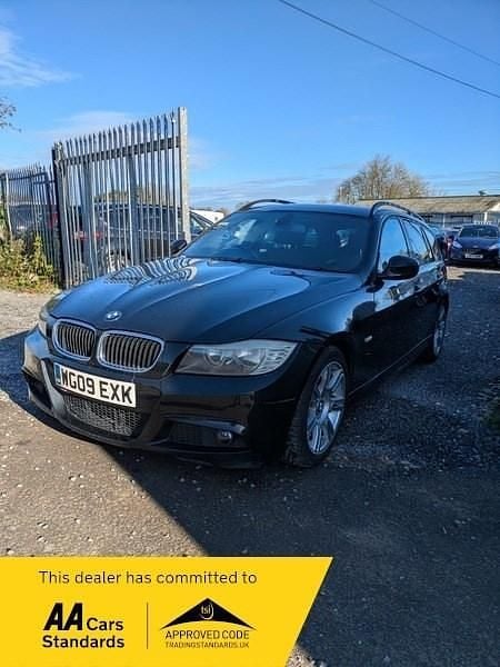 Black Used 2009 BMW 320 M Sport Estate | £1,995 (Fair price) - Image 1/4