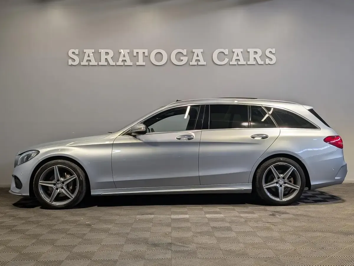 Used Mercedes C220 AMG line 170 HP (125 kW) 2014 Silver Estate