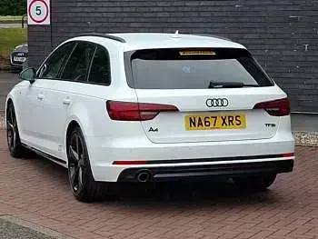 Used Audi A4 Black Edition 150 HP (110 kW) 2017 White Estate