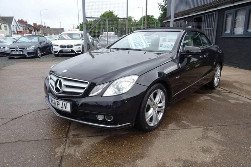 Used Mercedes E350 SE 2011 Black Cabriolet