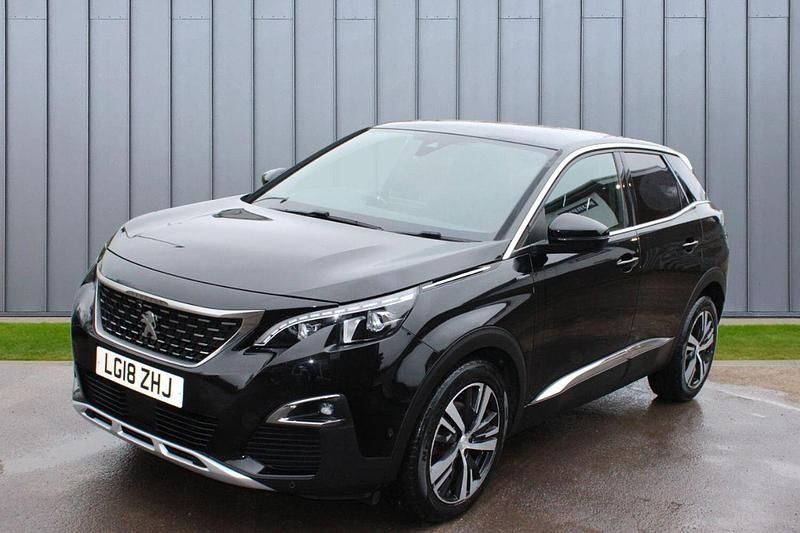 Used Peugeot 3008 GT-line 163 HP (119 kW) 2018 Black SUV