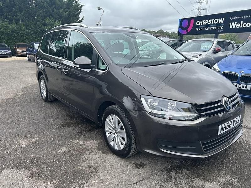 Brown Used 2019 VW Sharan SE MPV | £11,554 (Fair price) - Image 1/4