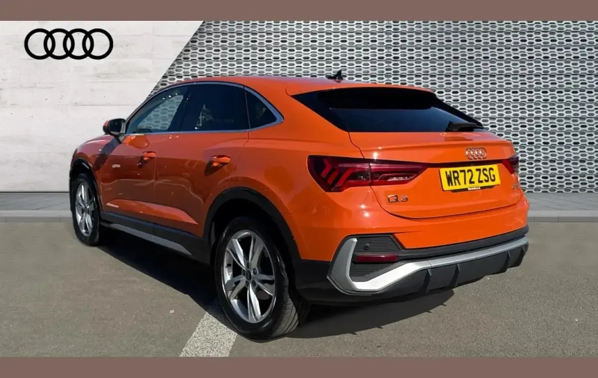 Used Audi Q3 S-Line 150 HP (110 kW) 2022 Orange SUV