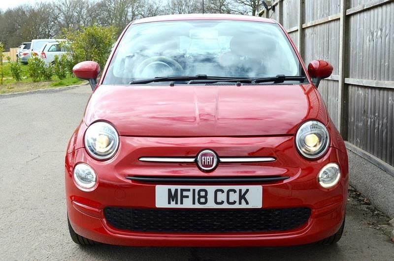 Used Fiat 500 Pop Star 69 HP (50 kW) 2018 Red Hatchback