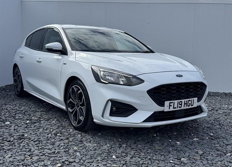 White Used 2019 Ford Focus ST-Line X Hatchback | £11,495 (A bit pricey) - Image 1/4