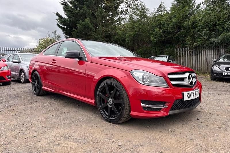 Red Used 2014 Mercedes C220 Sport Edition Coupe | £7,095 (Super price) - Image 1/1