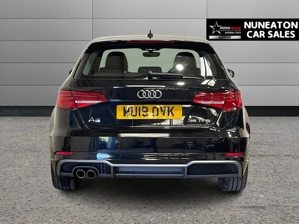 Used Audi A3 S-Line 150 HP (110 kW) 2019 Black Sedan