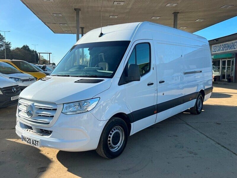 White Used 2020 Mercedes Sprinter Van | £17,950 (Good price) - Image 1/4