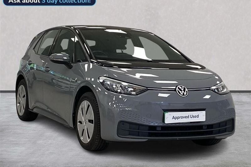 Grey Used 2022 VW ID.3 Pro Performance Hatchback | £15,353 (Good price) - Image 1/4