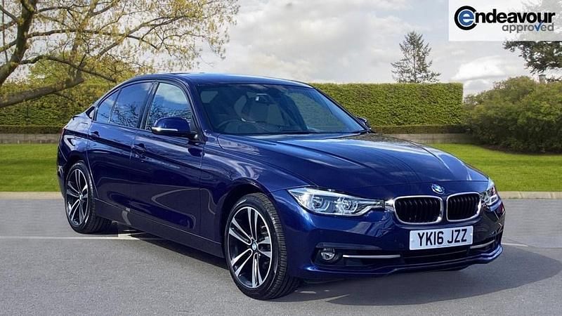 Used BMW 320 Sport Line 2016 Blue Sedan