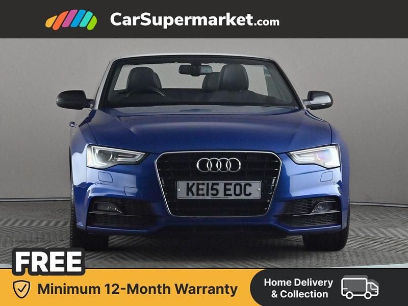 Used Audi A5 Cabriolet S-Line 2015 Blue Cabriolet