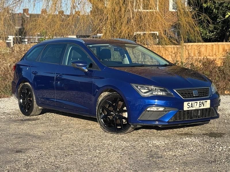 Blue Used 2017 Seat Leon ST FR Estate | £6,495 (Fair price) - Image 1/3