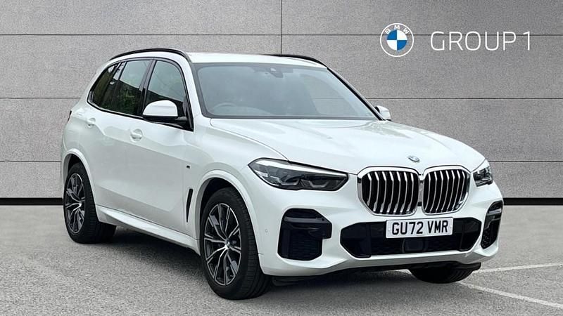 White Used 2022 BMW X5 M Sport SUV | £42,985 - Image 1/4