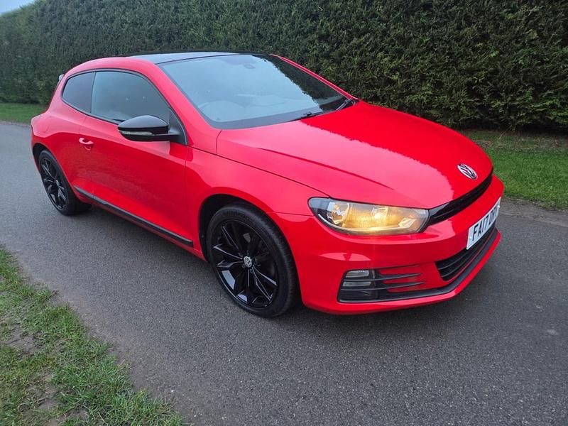 Used VW Scirocco Black Edition 125 HP (91 kW) 2017 Red Coupe