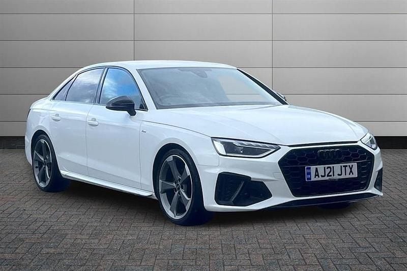 White Used 2021 Audi A4 Black Edition Sedan | £23,850 (Fair price) - Image 1/4