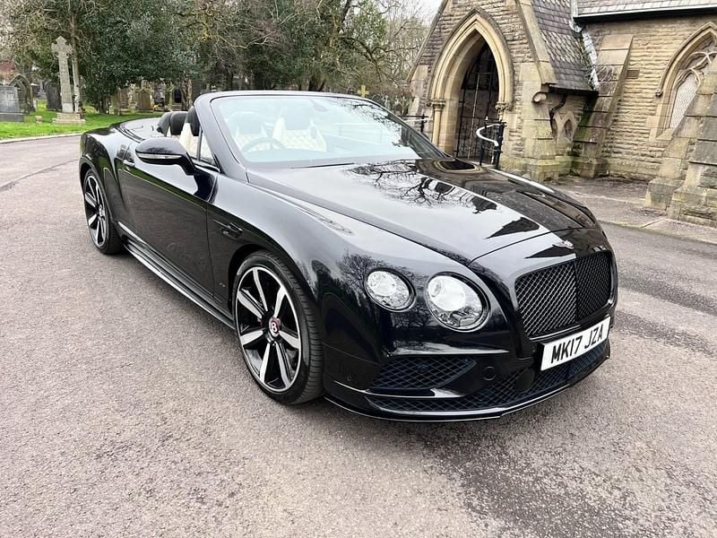 Used Bentley Continental GT Convertible Mulliner 2017 Black Cabriolet