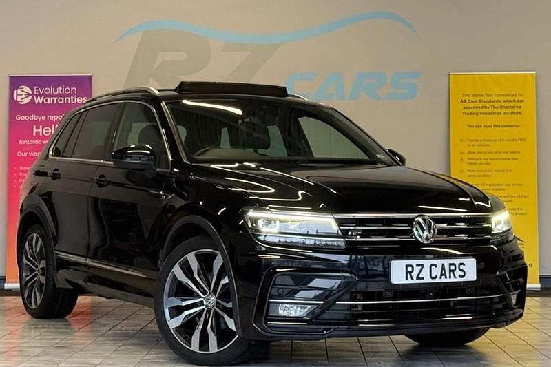 Black Used 2019 VW Tiguan R-line SUV | £14,995 (Good price) - Image 1/1
