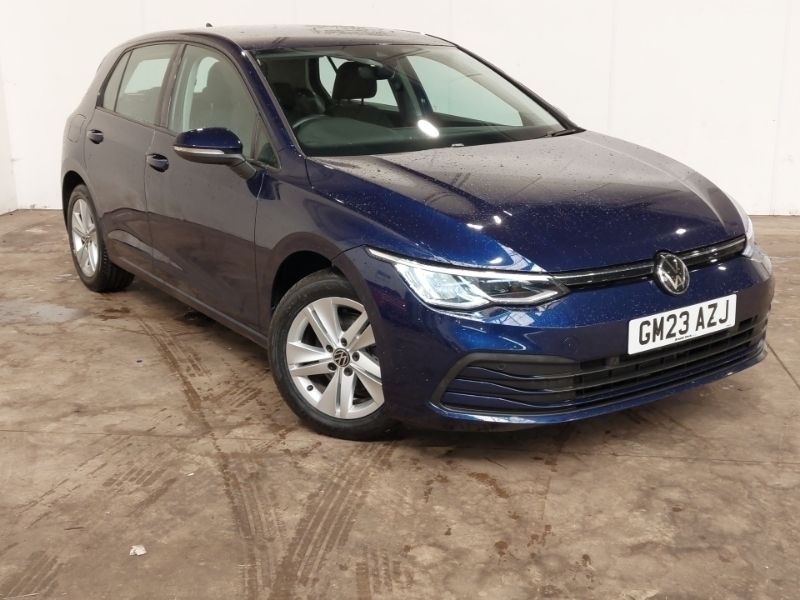 Blue Used 2023 VW Golf VIII Life Hatchback | £17,298 (Good price) - Image 1/4