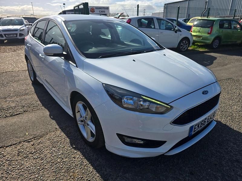 Used Ford Focus Zetec 125 HP (91 kW) 2016 White Hatchback