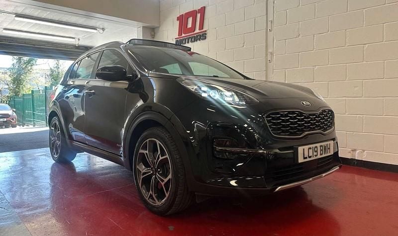 Used Kia Sportage GT-Line S 177 HP (130 kW) 2019 Black SUV