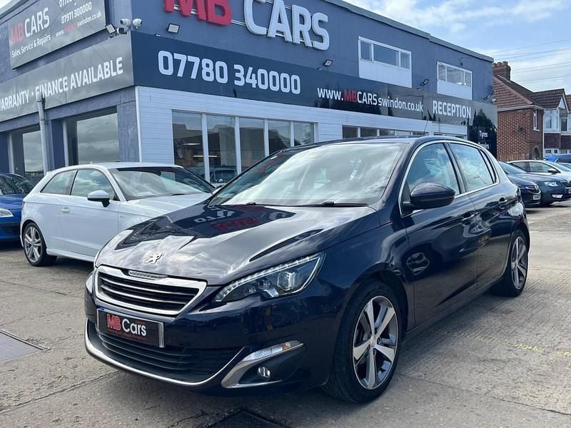 Used Peugeot 308 Allure 130 HP (95 kW) 2017 Blue Hatchback