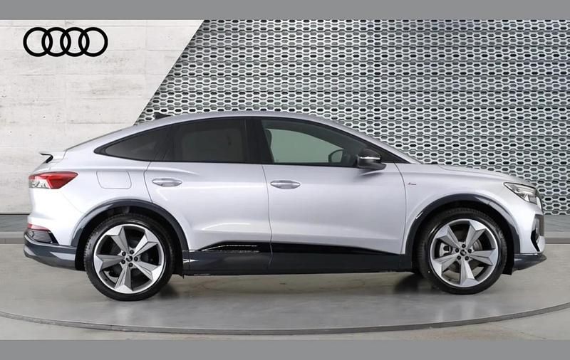 Used Audi Q4 Sportback e-tron Black Edition 210 kW (286 HP) 2024 Silver SUV
