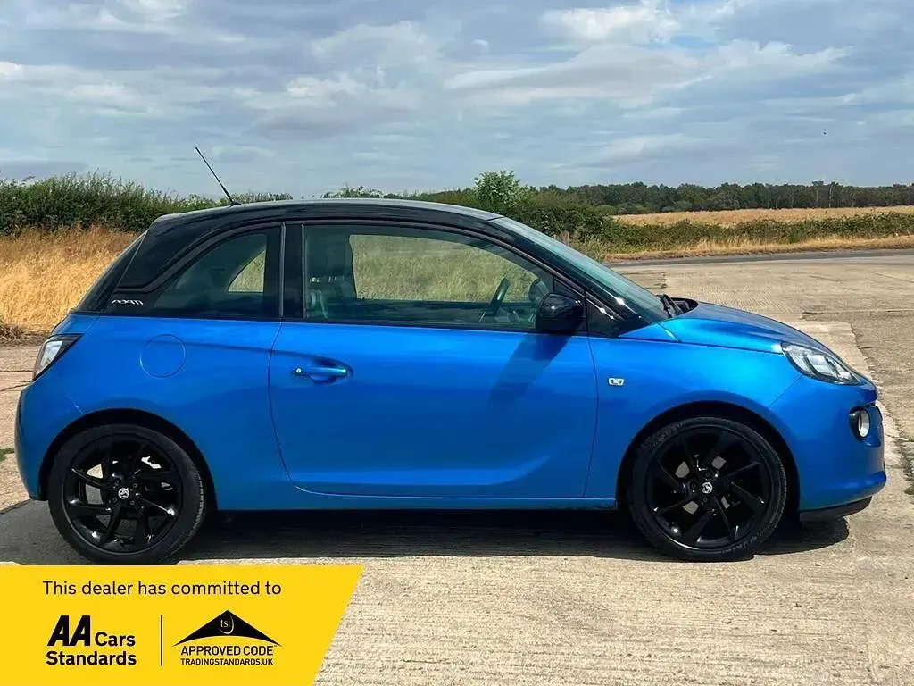 Used Vauxhall Adam S 70 HP (51 kW) 2017 Blue Hatchback