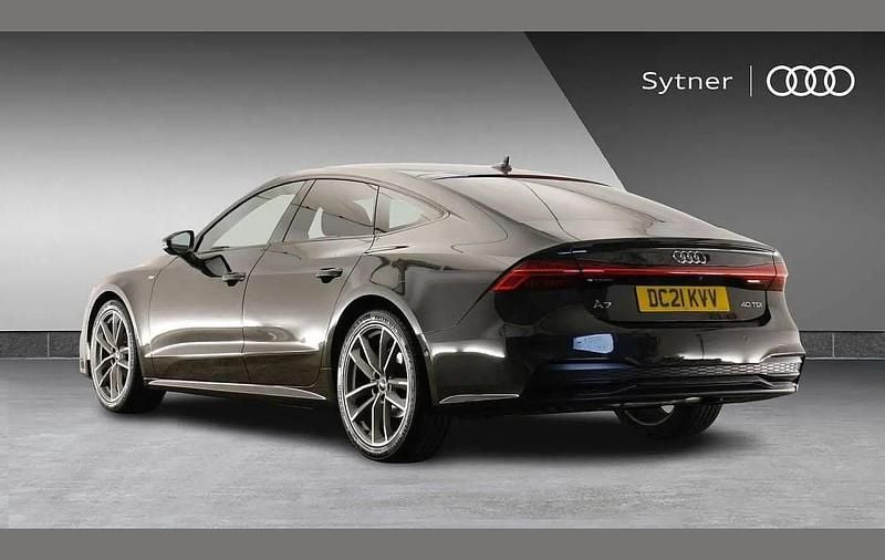 Used Audi A7 Black Edition 245 HP (180 kW) 2021 Grey Sedan