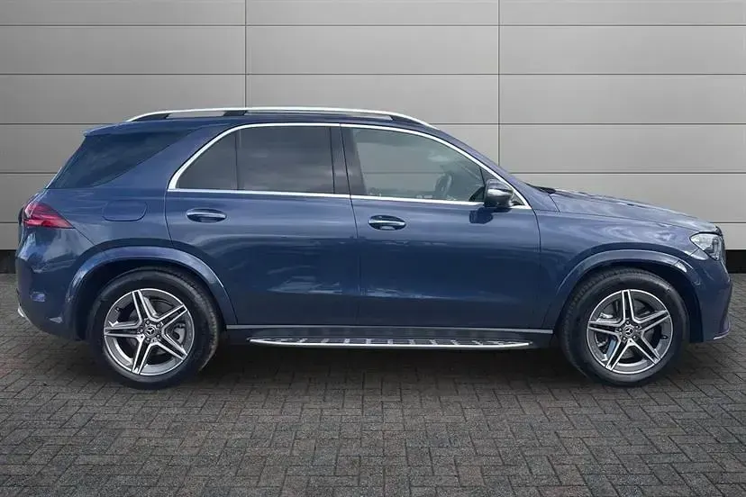 Used Mercedes GLE450 AMG AMG line 367 HP (269 kW) 2025 Sodalite blue SUV