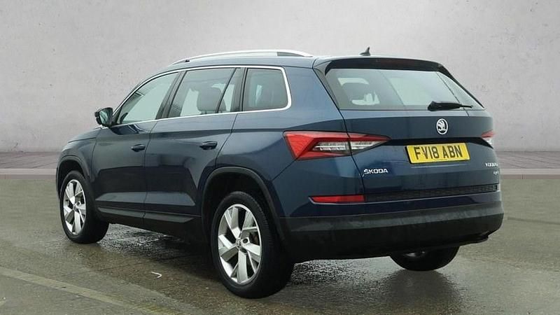 Used Skoda Kodiaq 150 HP (110 kW) 2018 Blue SUV