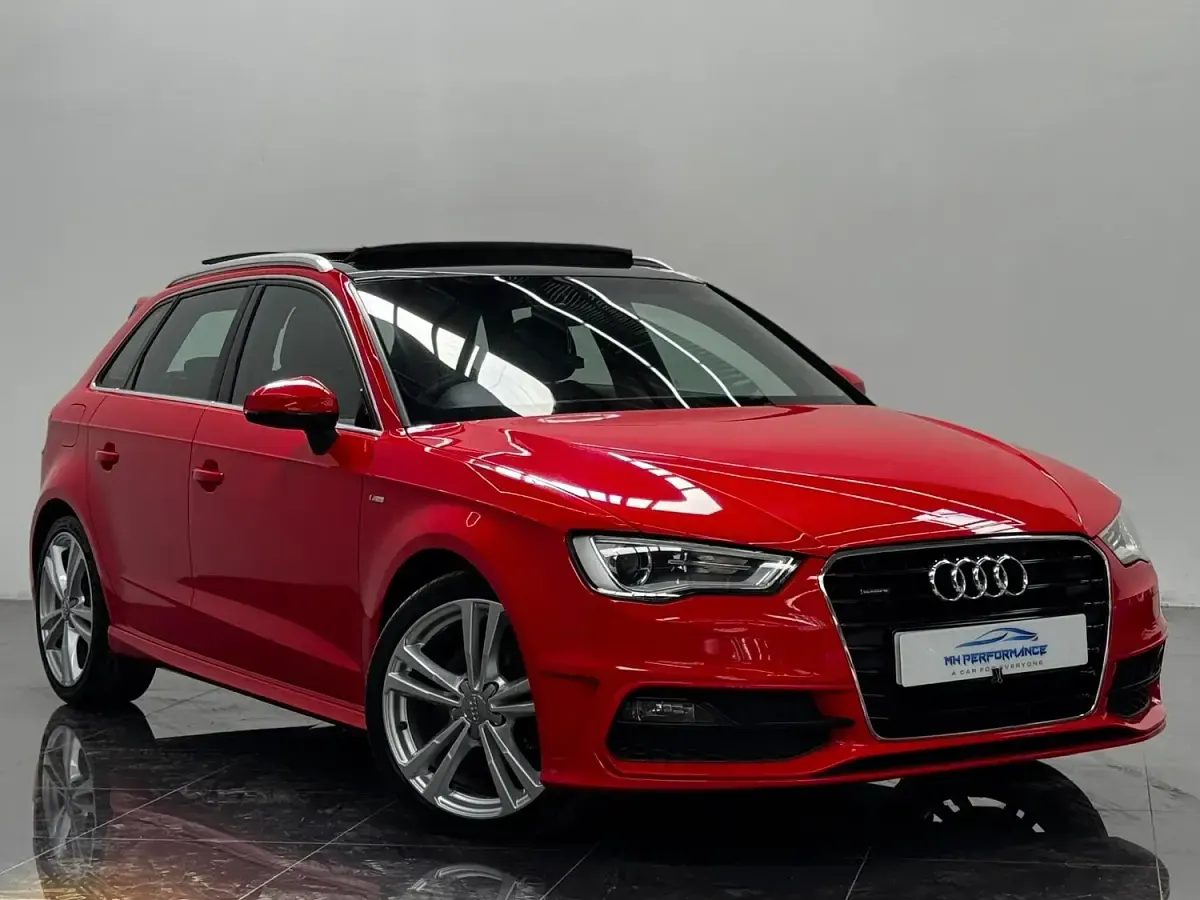 Used Audi A3 Sportback S-Line 184 HP (135 kW) 2016 Red Hatchback