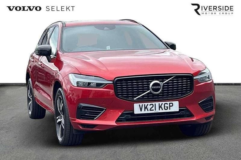 Fusion red Used 2021 Volvo XC60 R-Design SUV | £25,150 (Good price) - Image 1/4