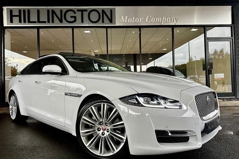 White Used 2016 Jaguar XJ Premium Luxury Sedan | £18,995 (Fair price) - Image 1/1
