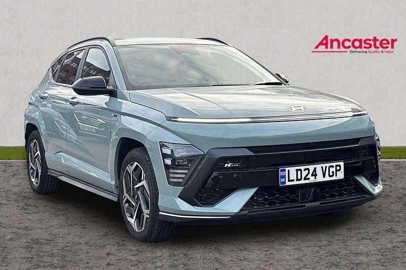 Green Used 2024 Hyundai Kona N Line SUV | £27,199 (Expensive) - Image 1/4