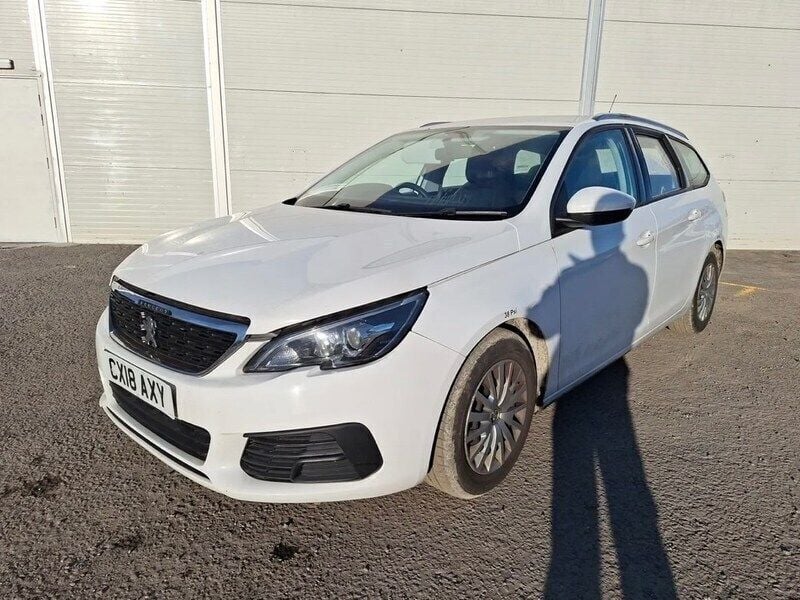 White Used 2018 Peugeot 308 Access Estate | £3,450 (Fair price) - Image 1/4