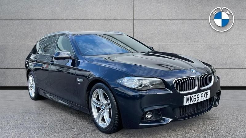 Black Used 2017 BMW 520 M Sport Estate | £15,990 (Good price) - Image 1/4