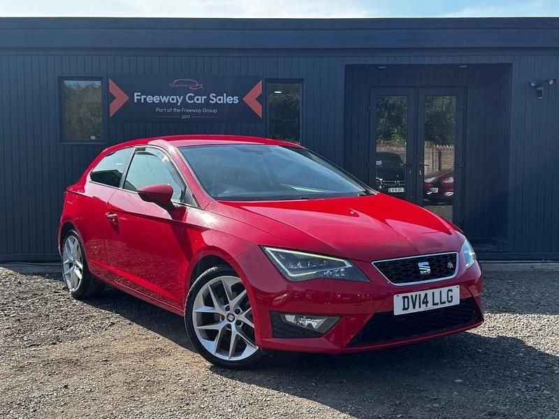 Red Used 2014 Seat Leon FR Sport Coupe | £5,750 (Good price) - Image 1/3