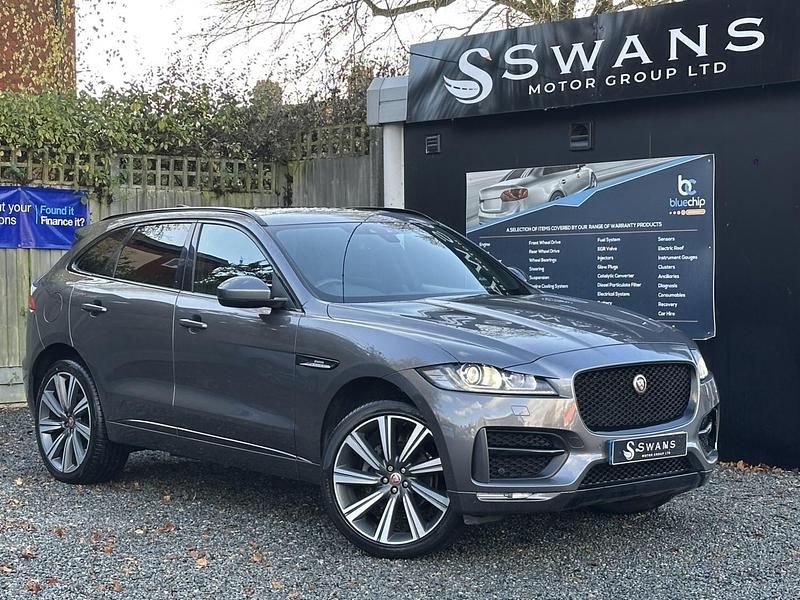 Grey Used 2016 Jaguar F-Pace R-Sport SUV | £15,495 (Fair price) - Image 1/3