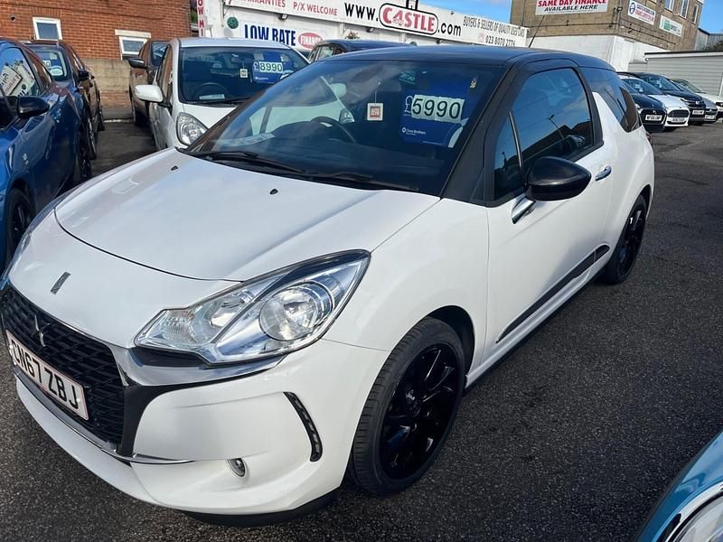White Used 2017 DS Automobiles DS3 Connected Chic Hatchback | £5,990 (A bit pricey) - Image 1/4