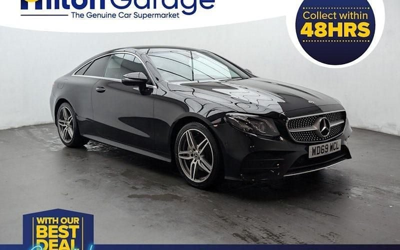 Used Mercedes E220 AMG Line Premium 194 HP (142 kW) 2020 Black Coupe