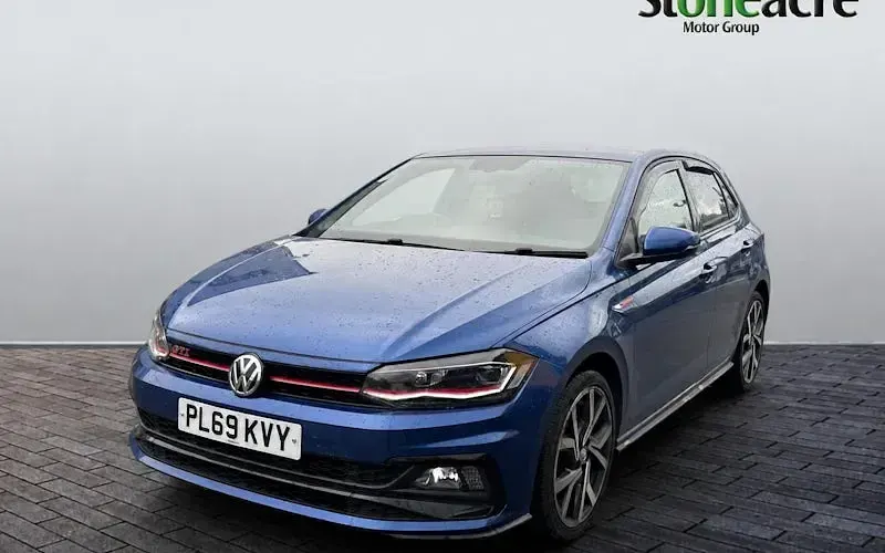 Used VW Polo GTI 200 HP (147 kW) 2020 Blue Hatchback