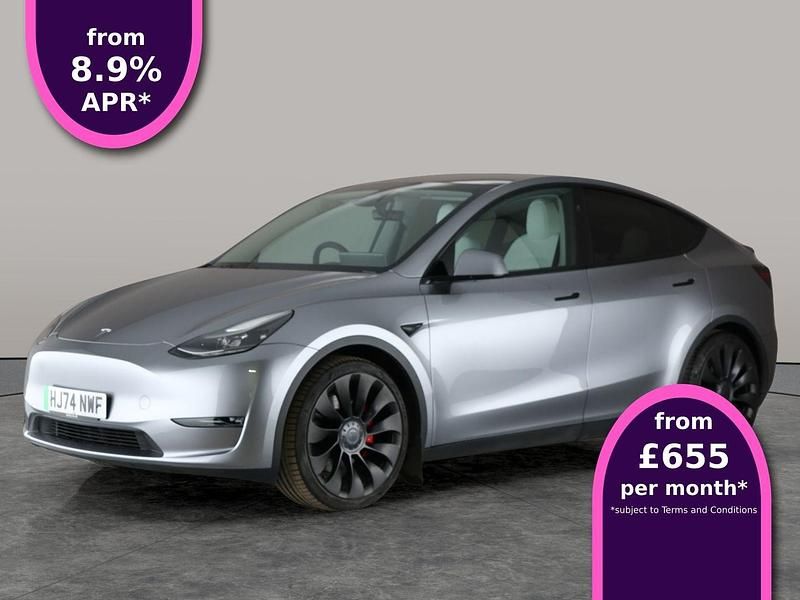 Grey Used 2024 Tesla Model Y Performance SUV | £40,824 (Expensive) - Image 1/3