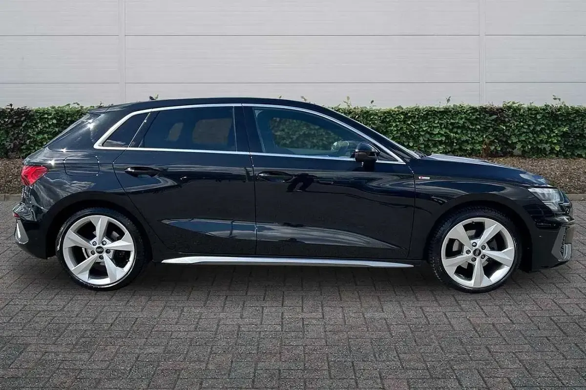 Used Audi A3 S-Line 150 HP (110 kW) 2023 Black Sedan
